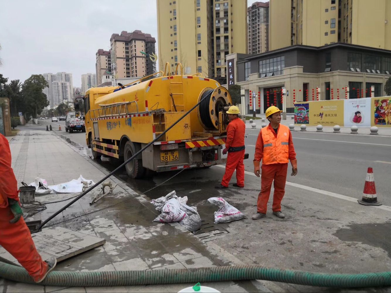 阿坝排污管道清淤-管道清洗